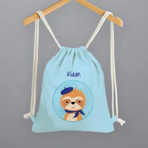 Personalised Drawstring Bags - Sloth Personalised Drawstring Bags - Sloth
