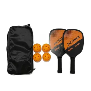 Pickleball Paddle Set Pickleball Rackets Ball Set 2 Rackets & 4 Pickleball Balls with Carrying Bag for Men Women 2022 New Pickleball Paddle Set Pickleball Rackets Ball Set 2 Rackets & 4 Pickleball Balls with Carrying Bag for Men Women 2022 New