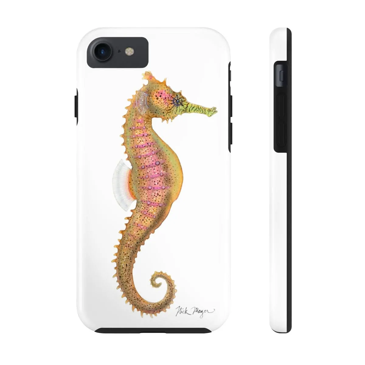 Pink Seahorse Phone Case (iPhone)