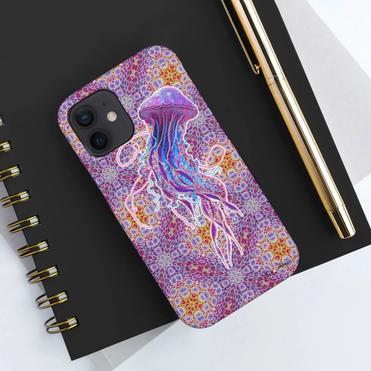 Psychedelic Jellyfish II Phone Case (iPhone)