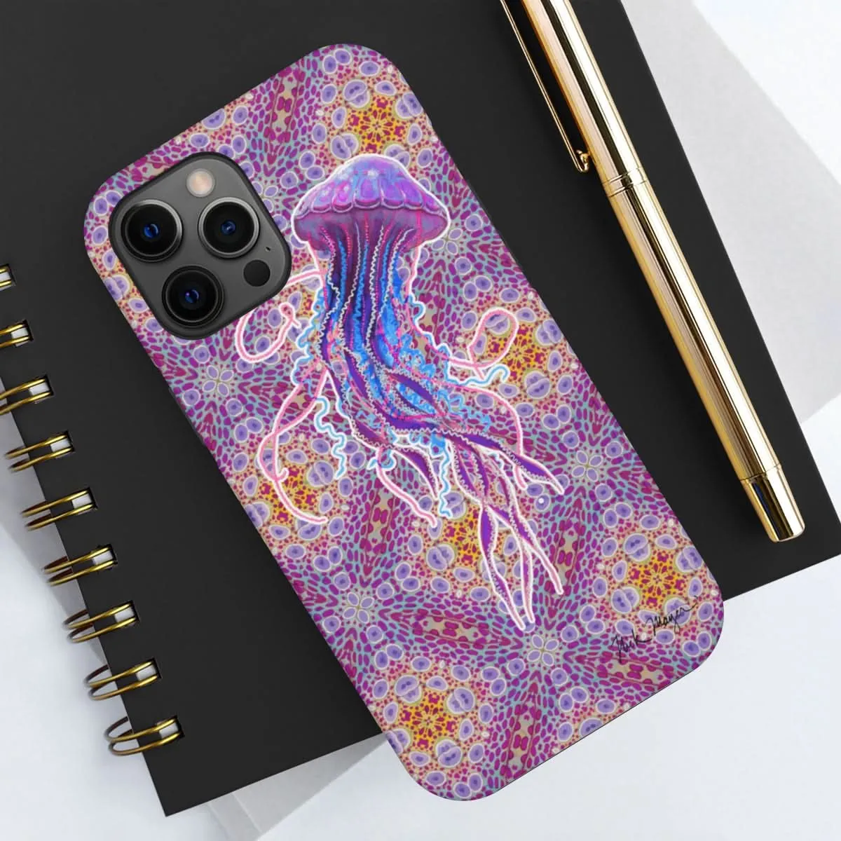 Psychedelic Jellyfish II Phone Case (iPhone)