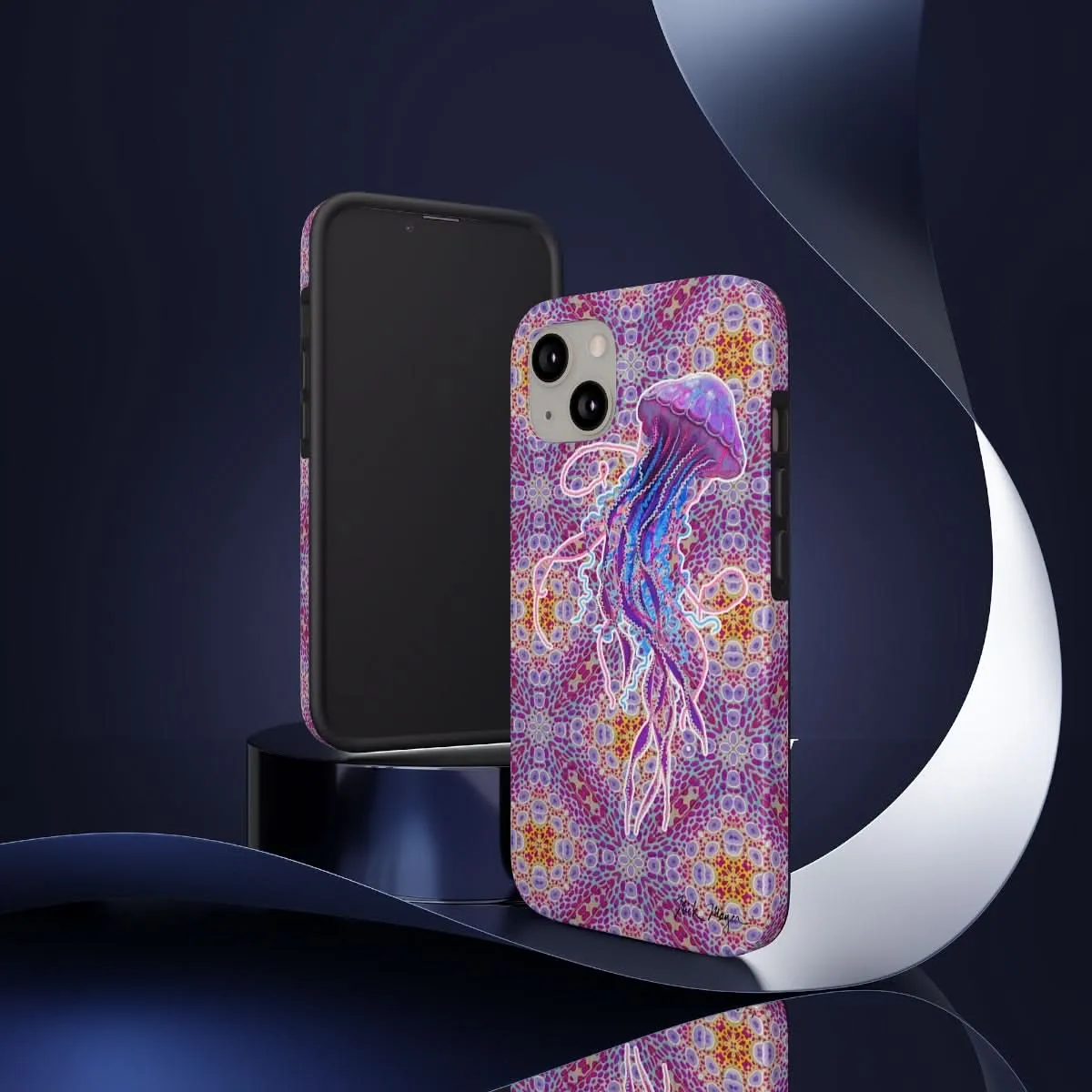 Psychedelic Jellyfish II Phone Case (iPhone)