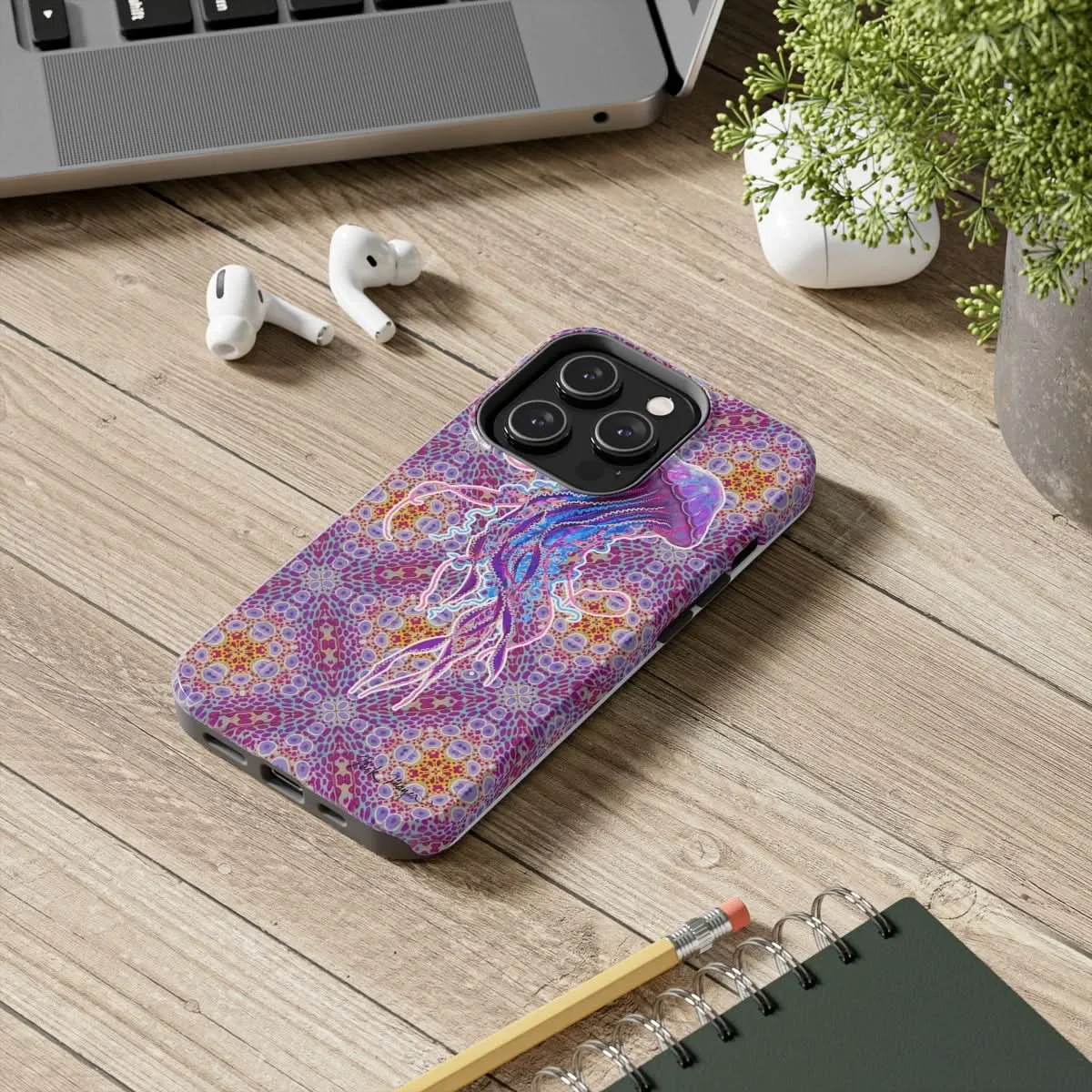 Psychedelic Jellyfish II Phone Case (iPhone)