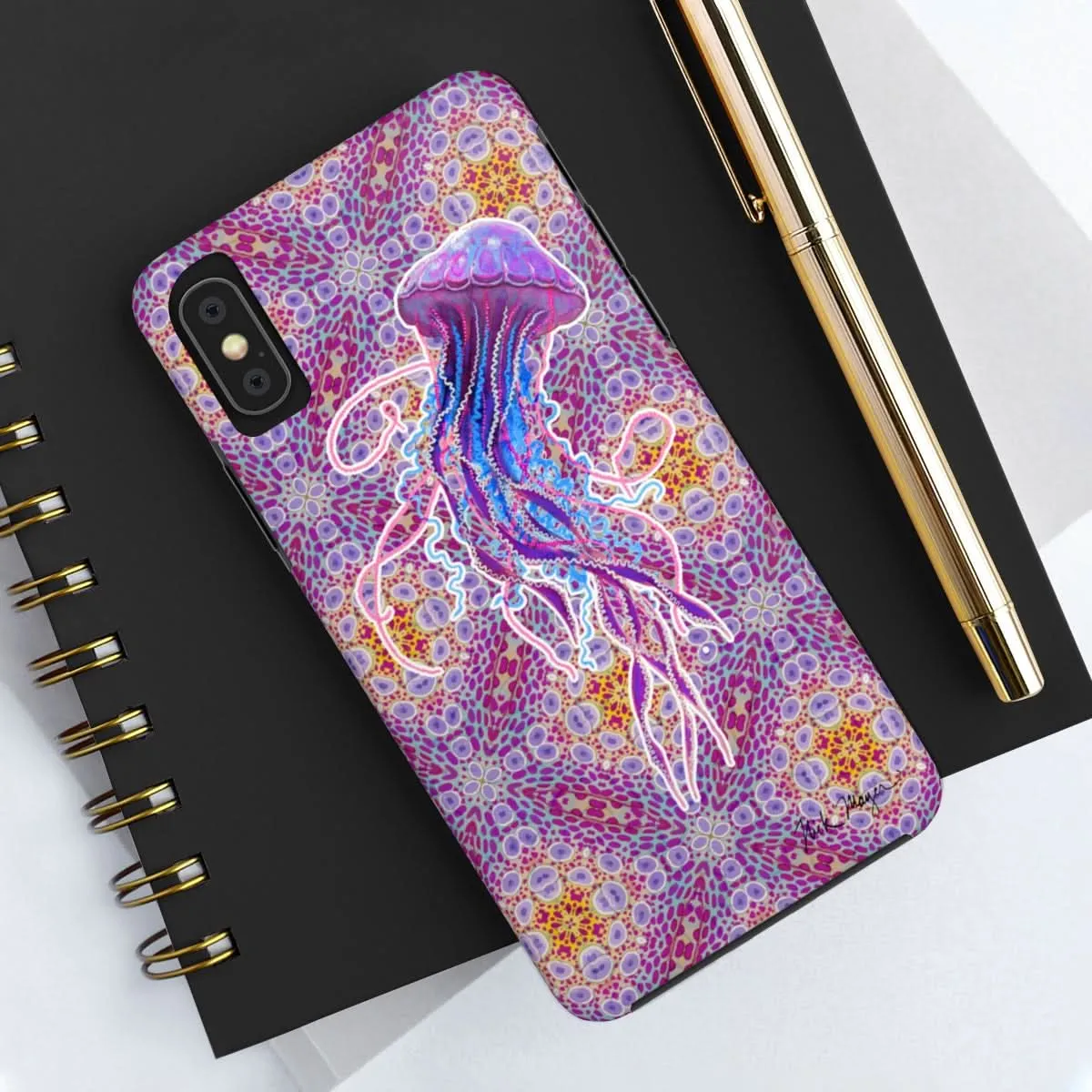 Psychedelic Jellyfish II Phone Case (iPhone)