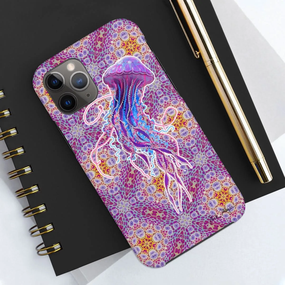 Psychedelic Jellyfish II Phone Case (iPhone)