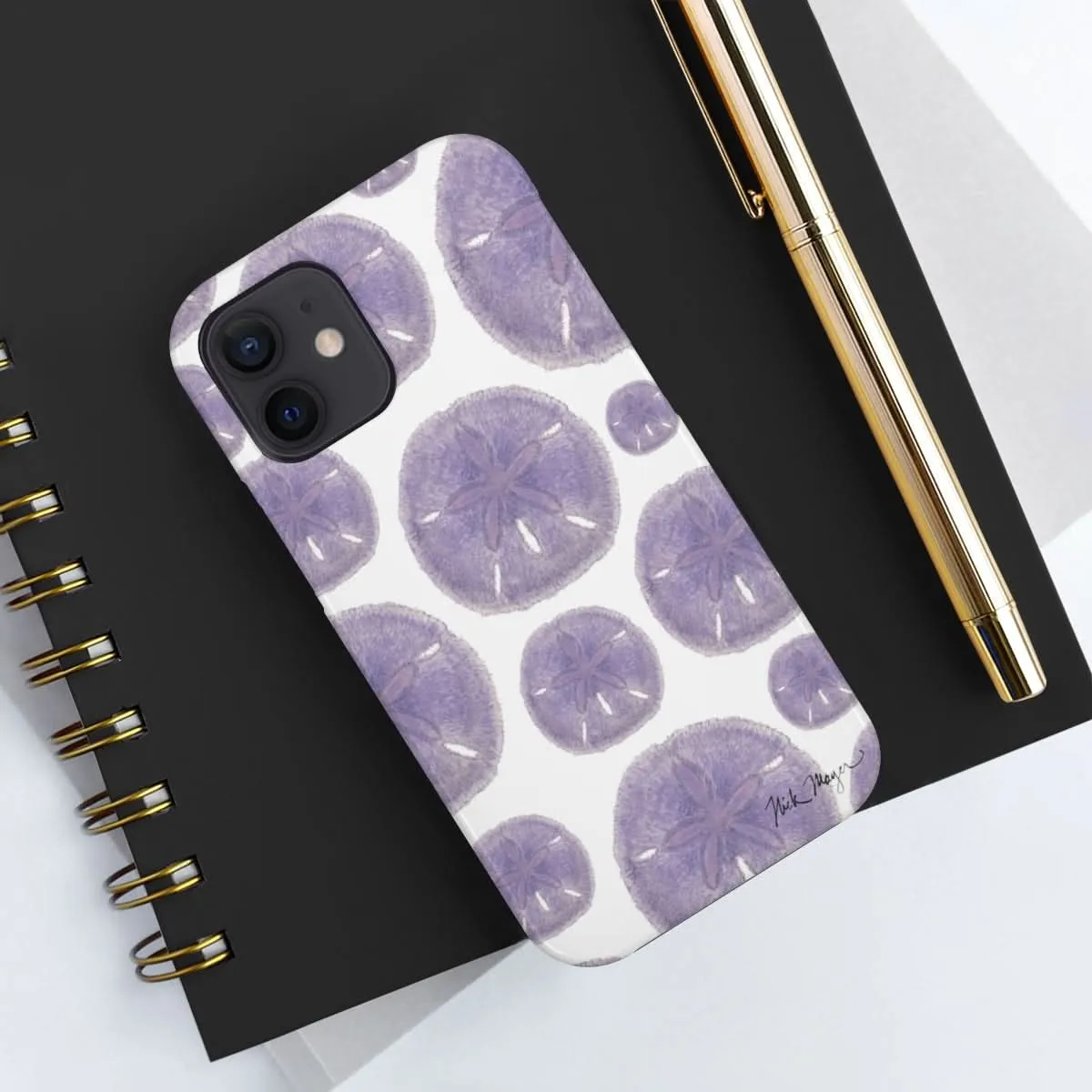 Purple Sand Dollars Phone Case (iPhone)