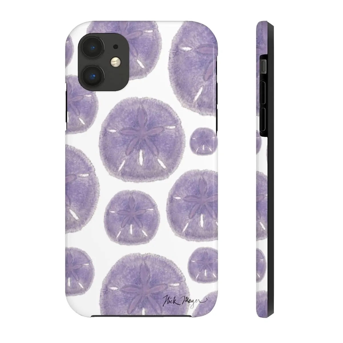 Purple Sand Dollars Phone Case (iPhone)