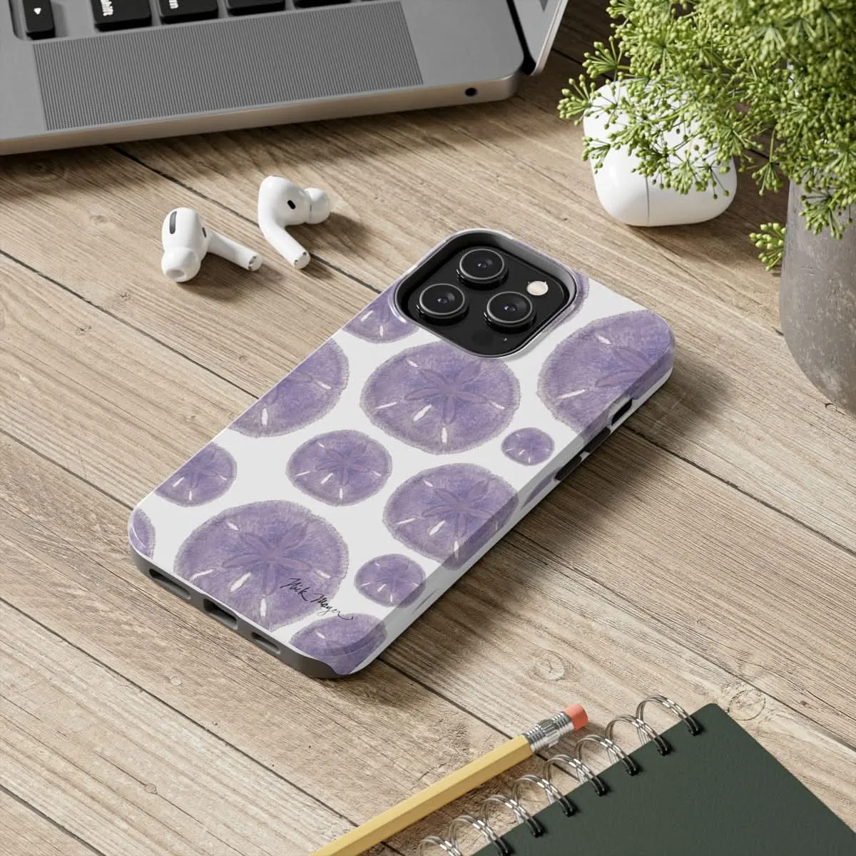 Purple Sand Dollars Phone Case (iPhone)