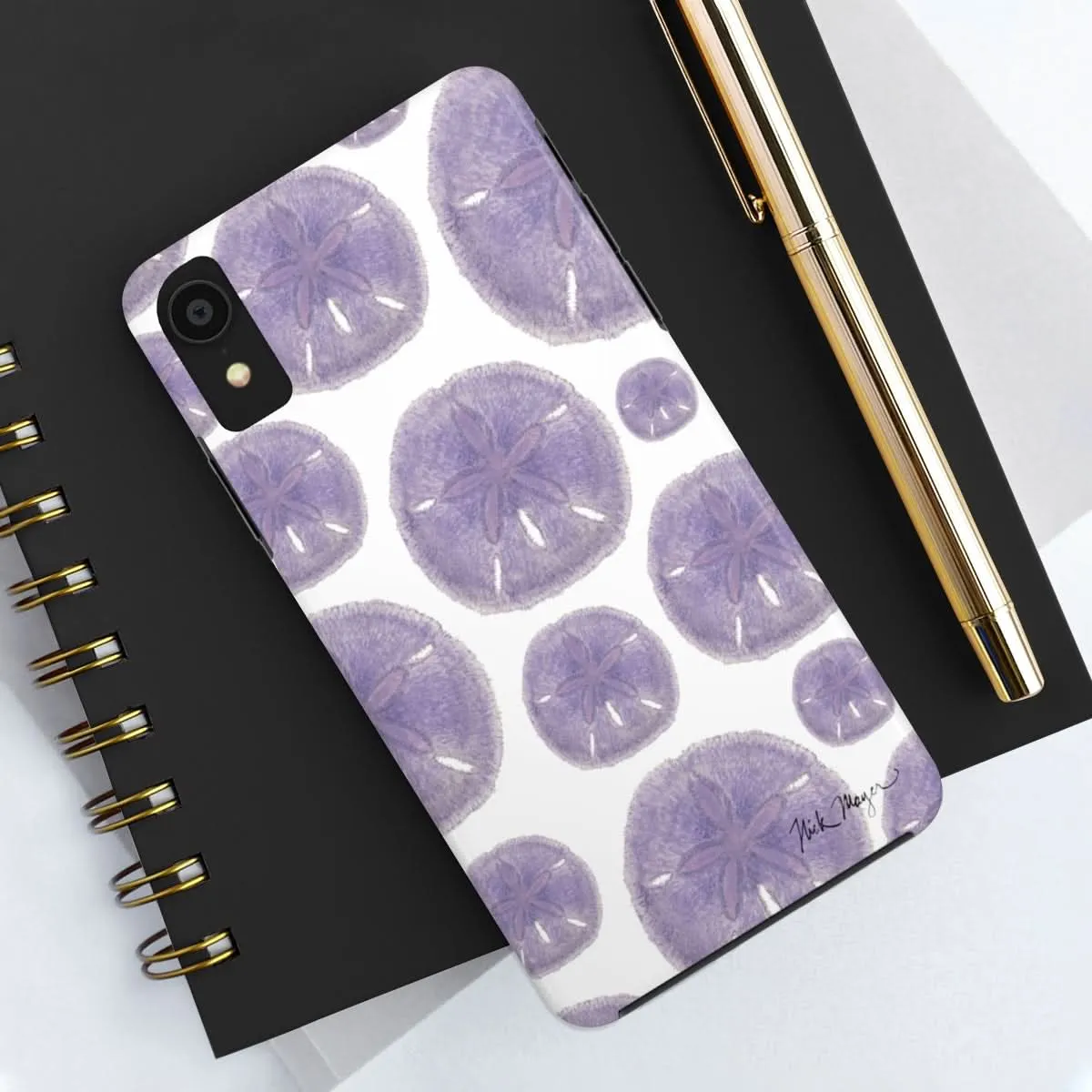 Purple Sand Dollars Phone Case (iPhone)