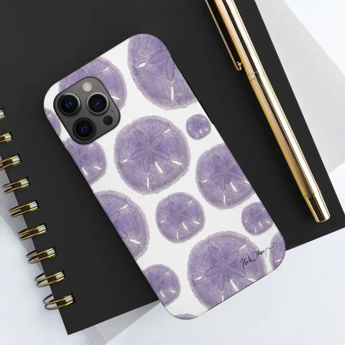 Purple Sand Dollars Phone Case (iPhone)
