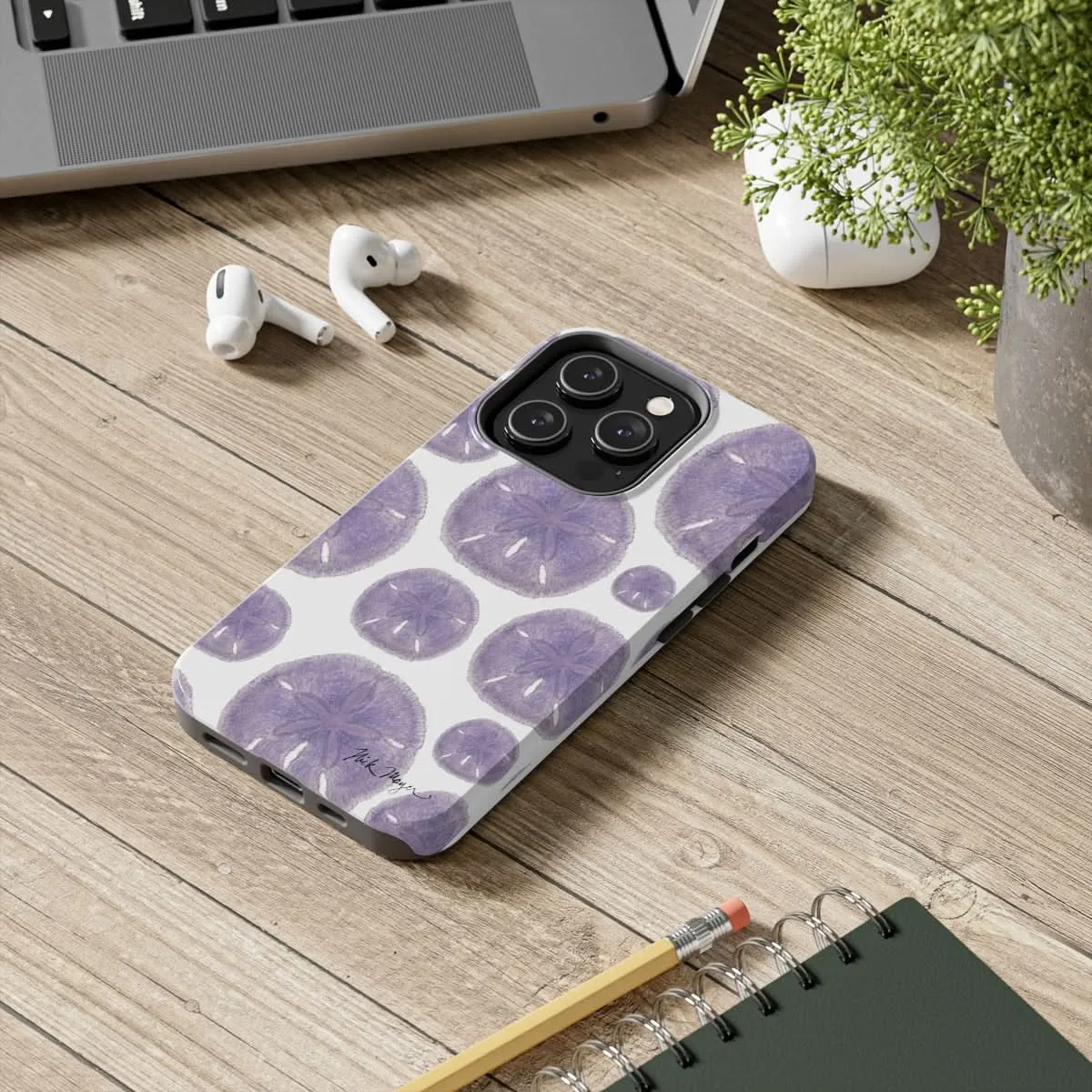 Purple Sand Dollars Phone Case (iPhone)