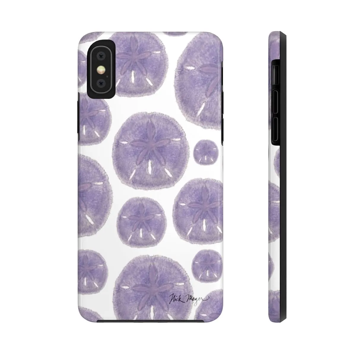 Purple Sand Dollars Phone Case (iPhone)