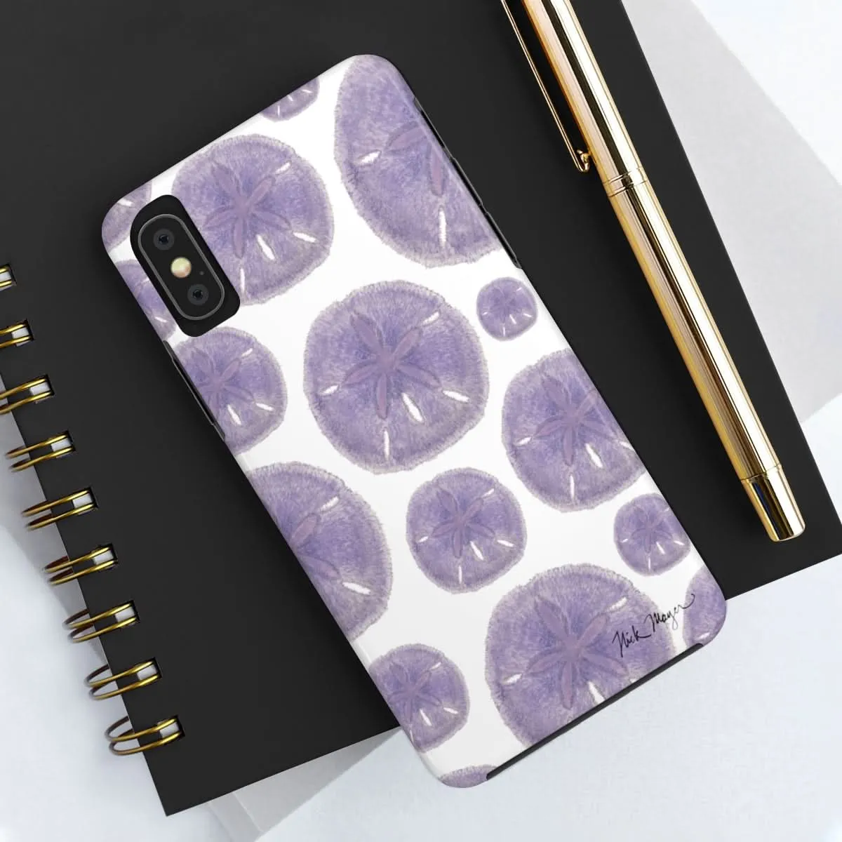 Purple Sand Dollars Phone Case (iPhone)