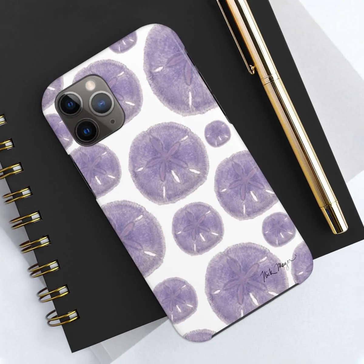 Purple Sand Dollars Phone Case (iPhone)