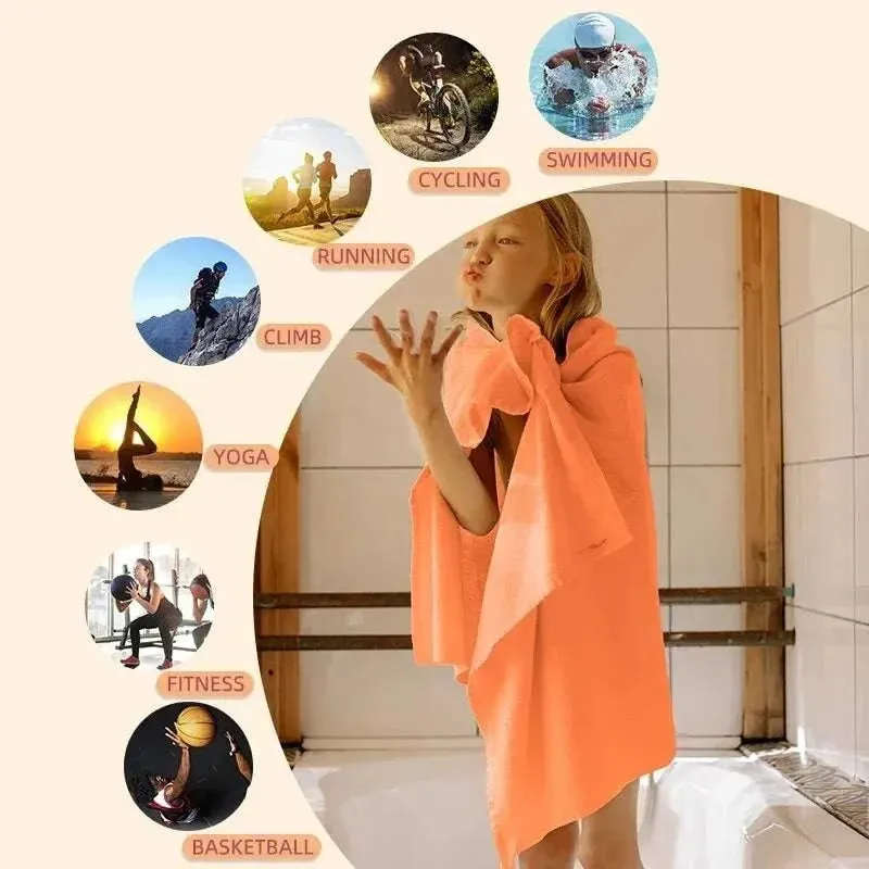Quick Dry Towel 152x76CM Microfiber Towel Travel & Sports &Beach Towel for Running Swimming Backpacking Gym Beach Yoga Golf