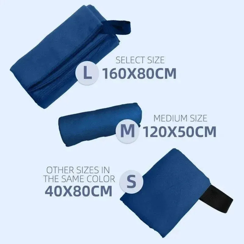 Quick Dry Towel 152x76CM Microfiber Towel Travel & Sports &Beach Towel for Running Swimming Backpacking Gym Beach Yoga Golf
