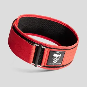 Quick Locking Weightlifting Belt | Premium Back Support - Red Quick Locking Weightlifting Belt | Premium Back Support - Red