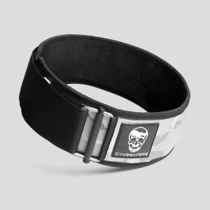 Quick Locking Weightlifting Belt | Premium Back Support - White Camo Quick Locking Weightlifting Belt | Premium Back Support - White Camo