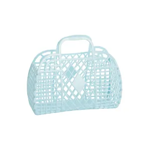 Retro Basket Jelly Bag - Small Blue