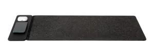 Reversible Wireless Fast Charging Desktop Mat for Smartphones and Earbuds Reversible Wireless Fast Charging Desktop Mat for Smartphones and Earbuds