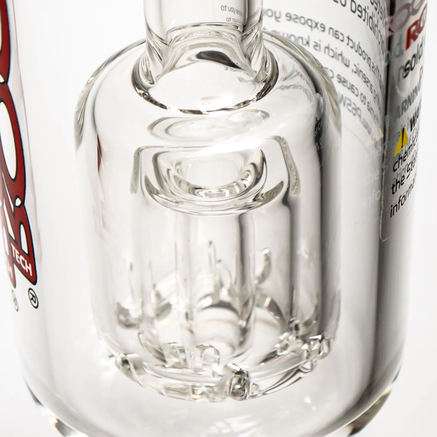 ROOR - 18mm Barrel Ashcatcher w/ Slide - 90° - Red & Black