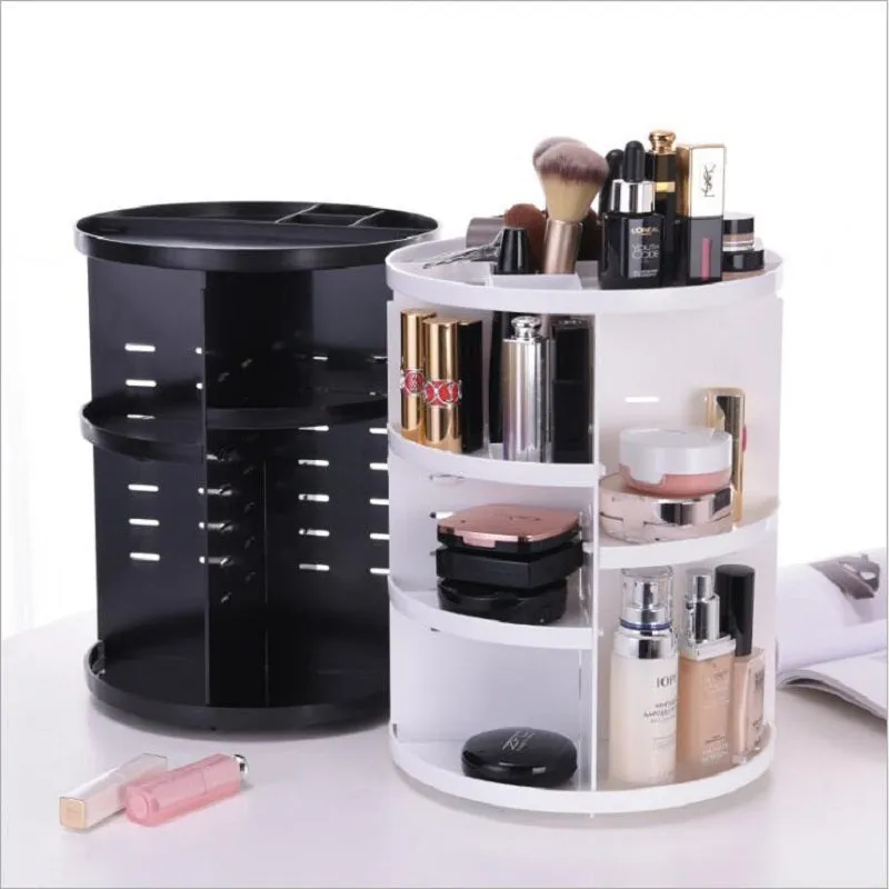 Rotating 360 Degree Makeup Organizer