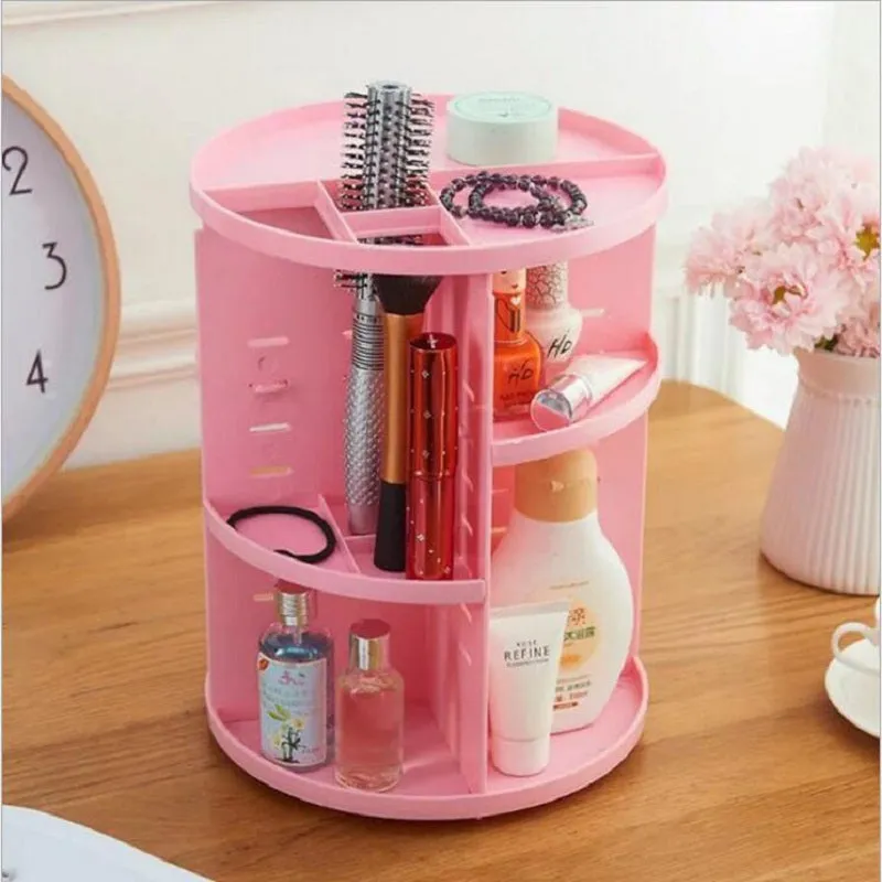 Rotating 360 Degree Makeup Organizer