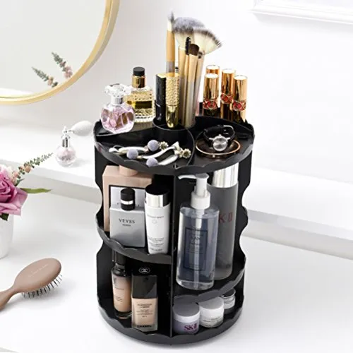 Rotating 360 Degree Makeup Organizer