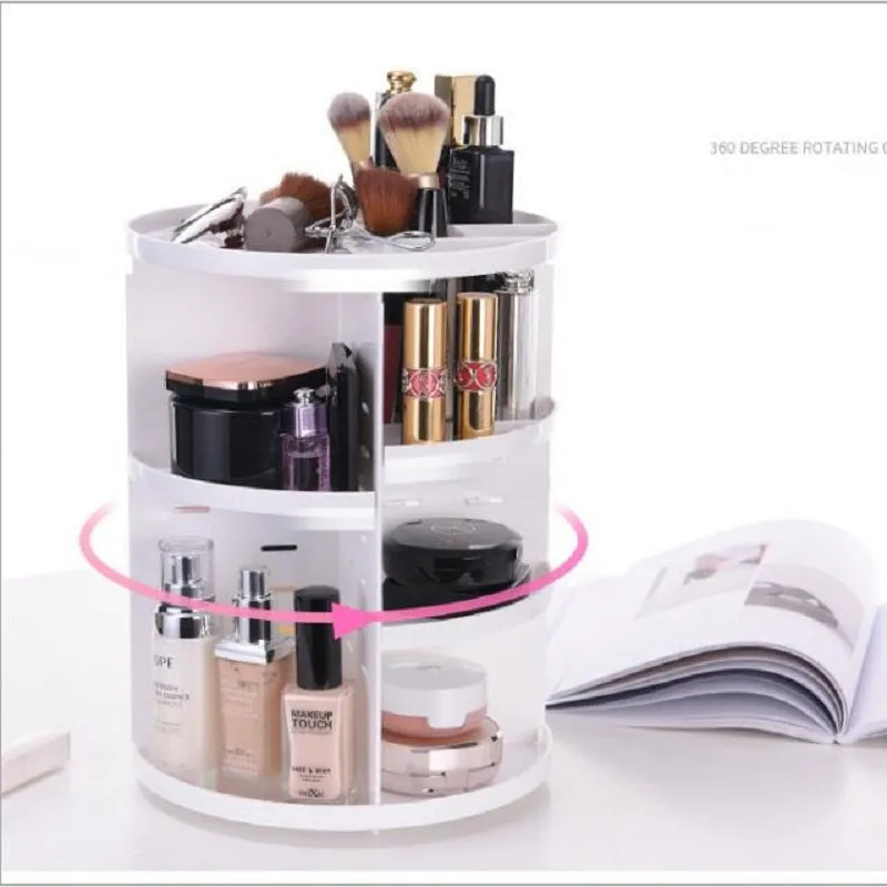 Rotating 360 Degree Makeup Organizer