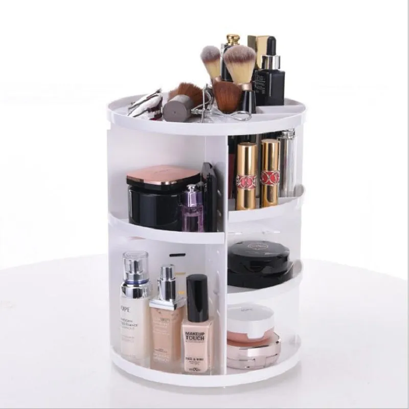 Rotating 360 Degree Makeup Organizer