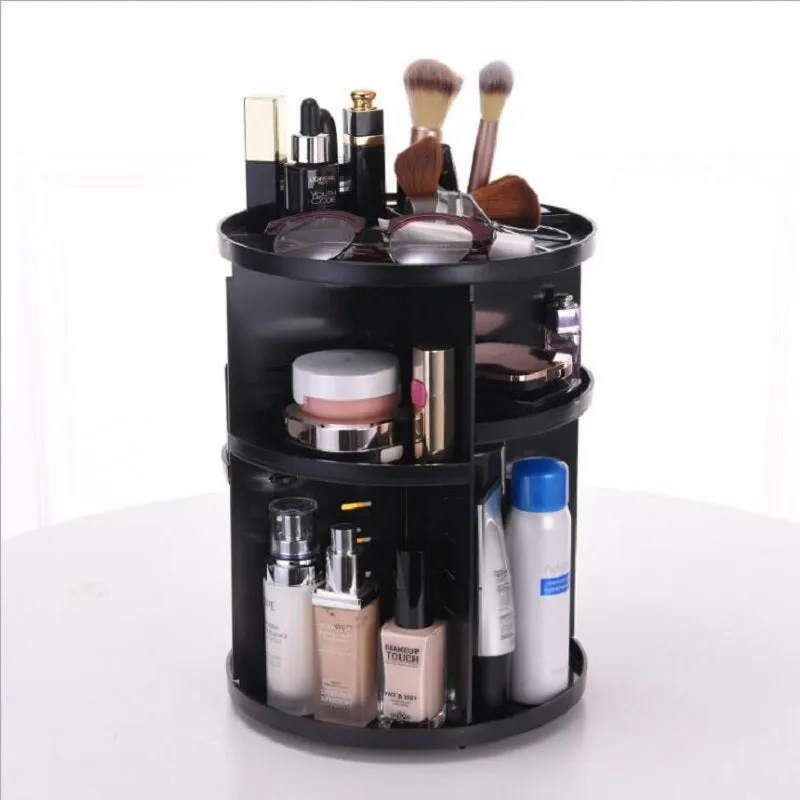 Rotating 360 Degree Makeup Organizer