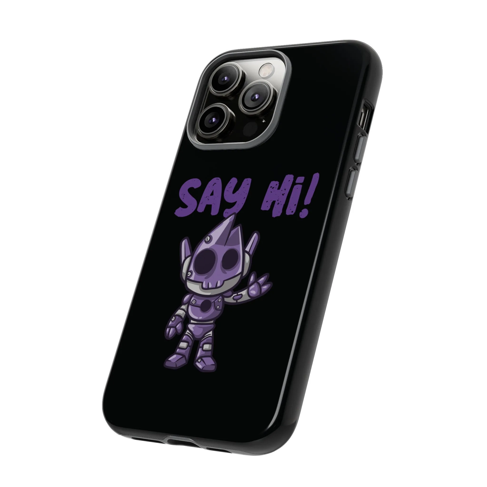 Say Hi Funny UFO Sci-Fi Tough iPhone Mobile Cases