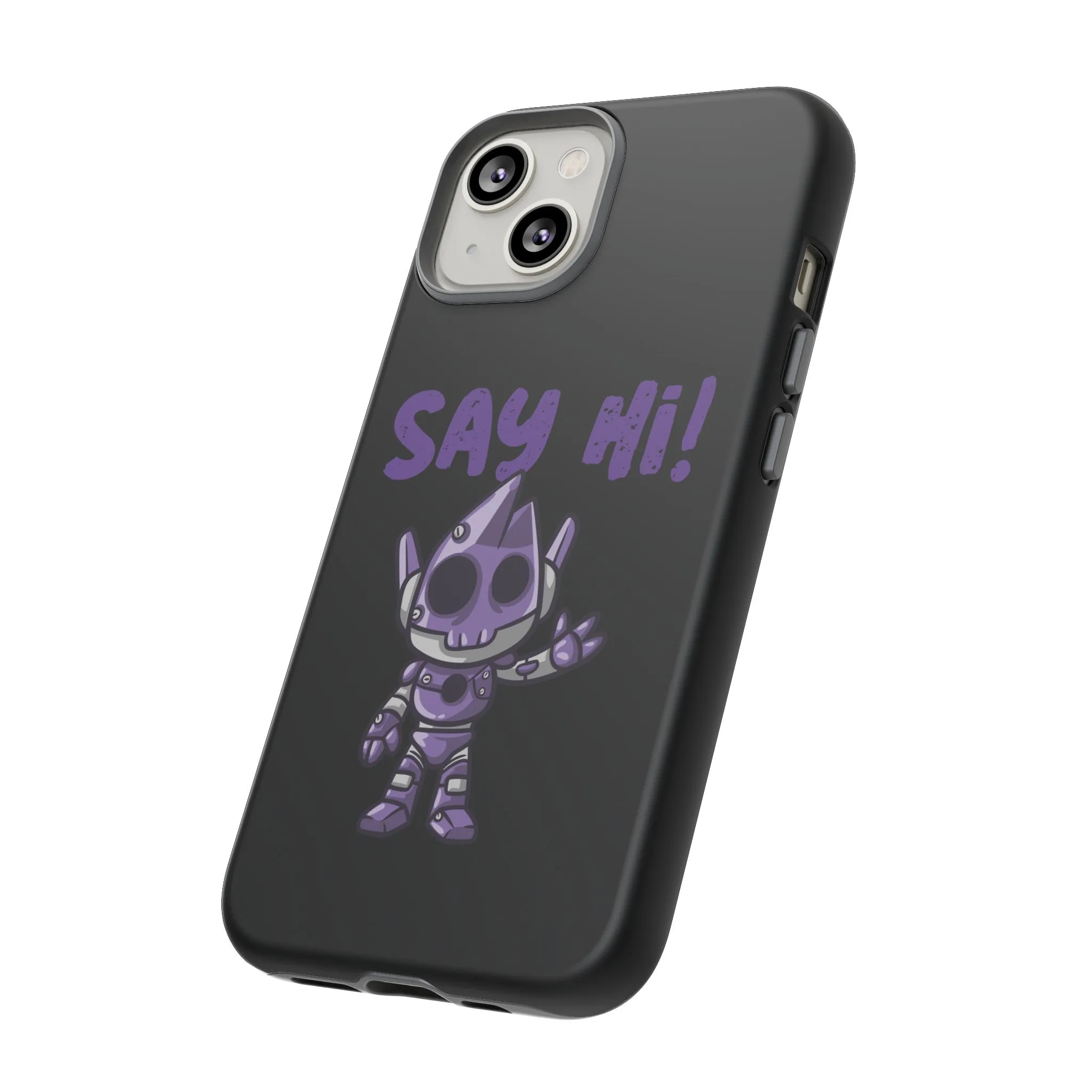 Say Hi Funny UFO Sci-Fi Tough iPhone Mobile Cases