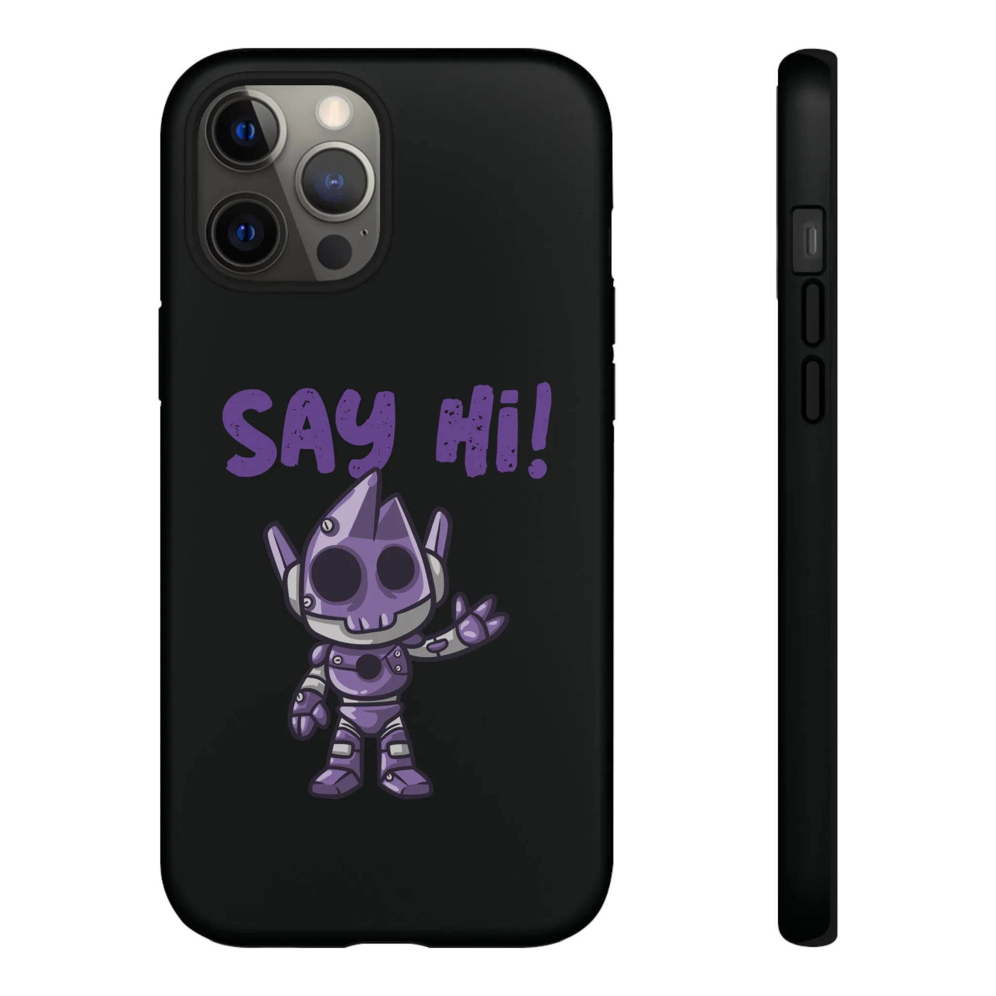 Say Hi Funny UFO Sci-Fi Tough iPhone Mobile Cases