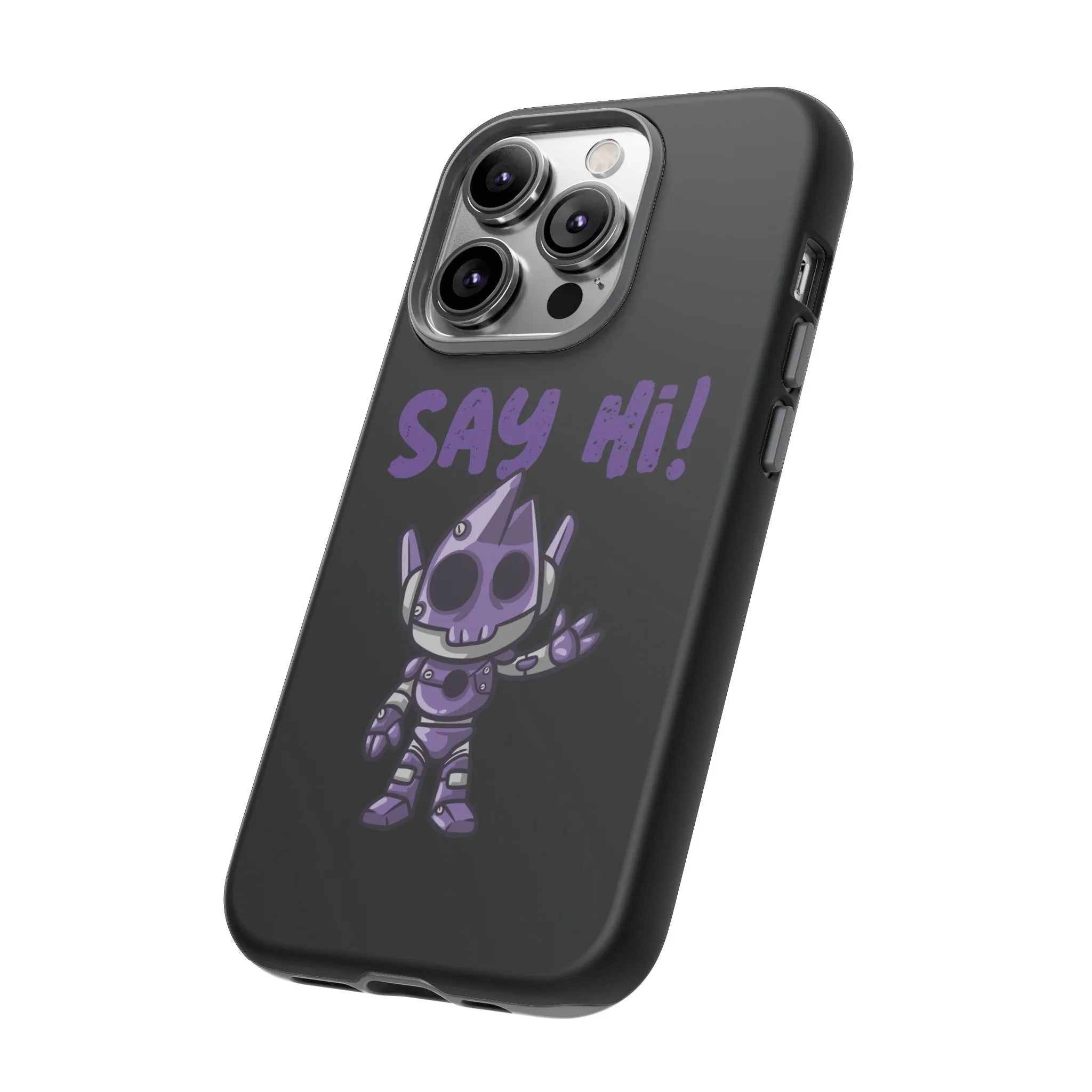Say Hi Funny UFO Sci-Fi Tough iPhone Mobile Cases