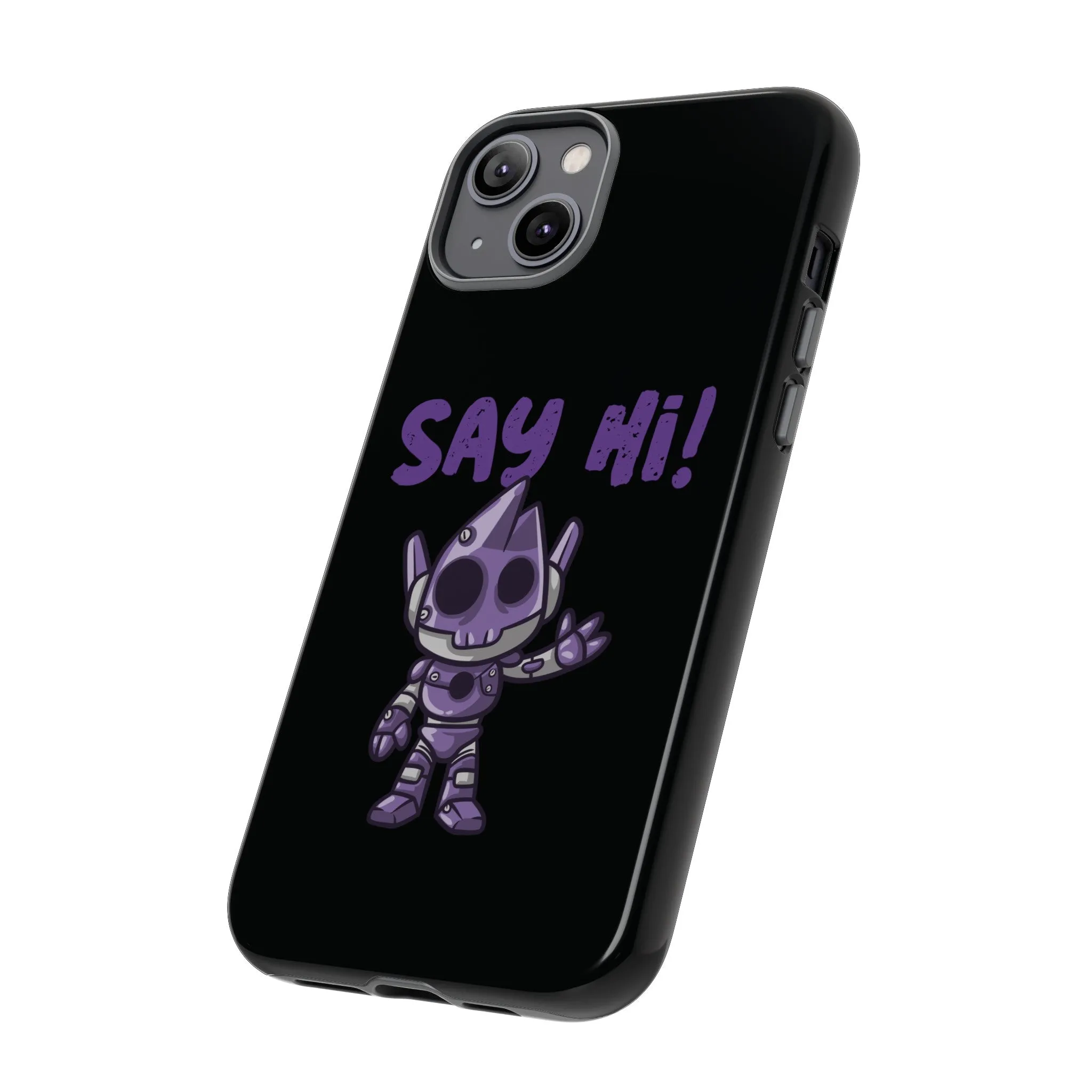 Say Hi Funny UFO Sci-Fi Tough iPhone Mobile Cases