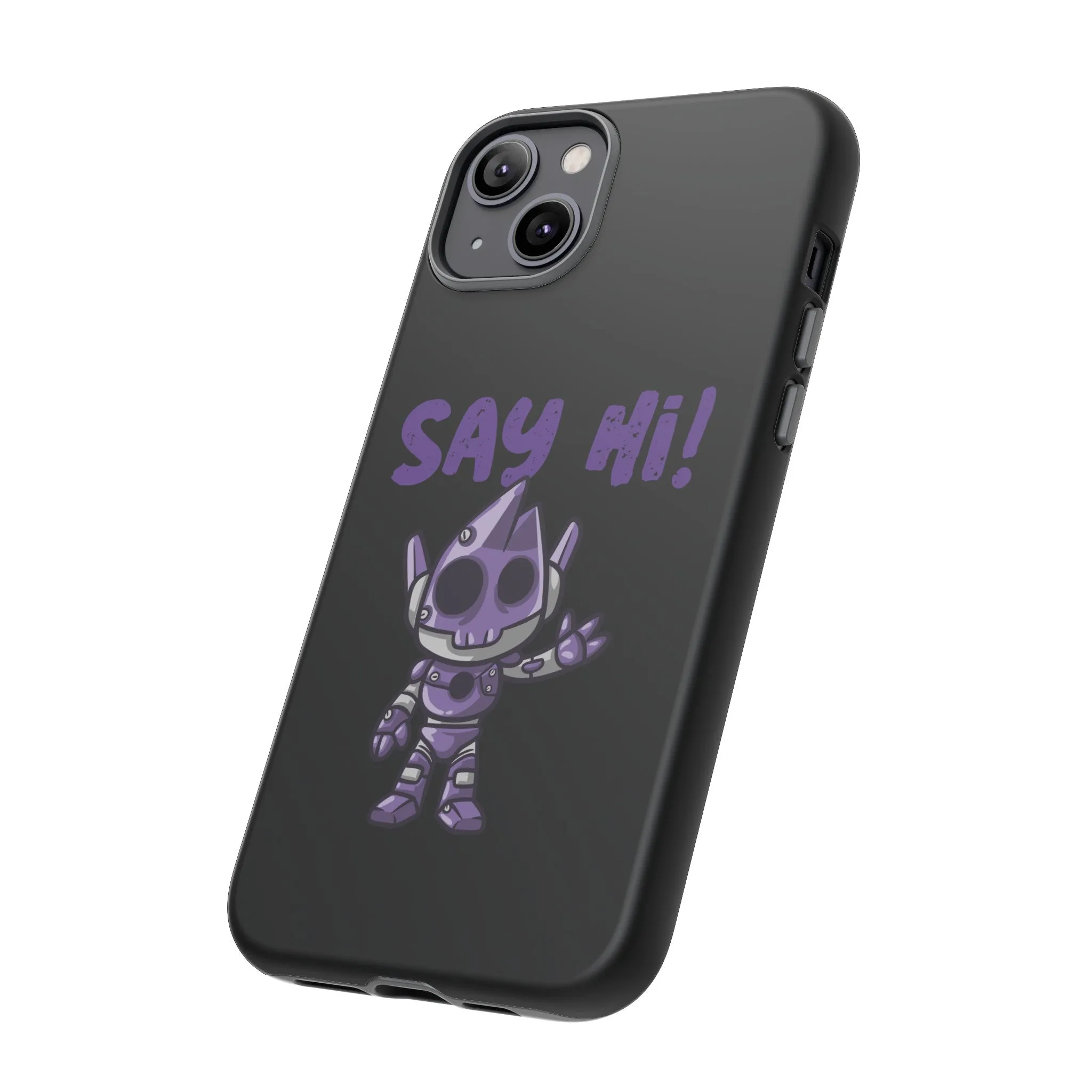 Say Hi Funny UFO Sci-Fi Tough iPhone Mobile Cases