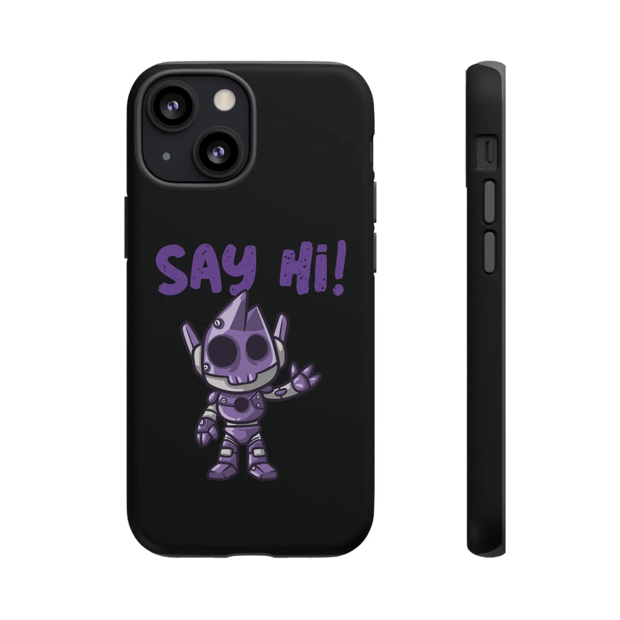 Say Hi Funny UFO Sci-Fi Tough iPhone Mobile Cases