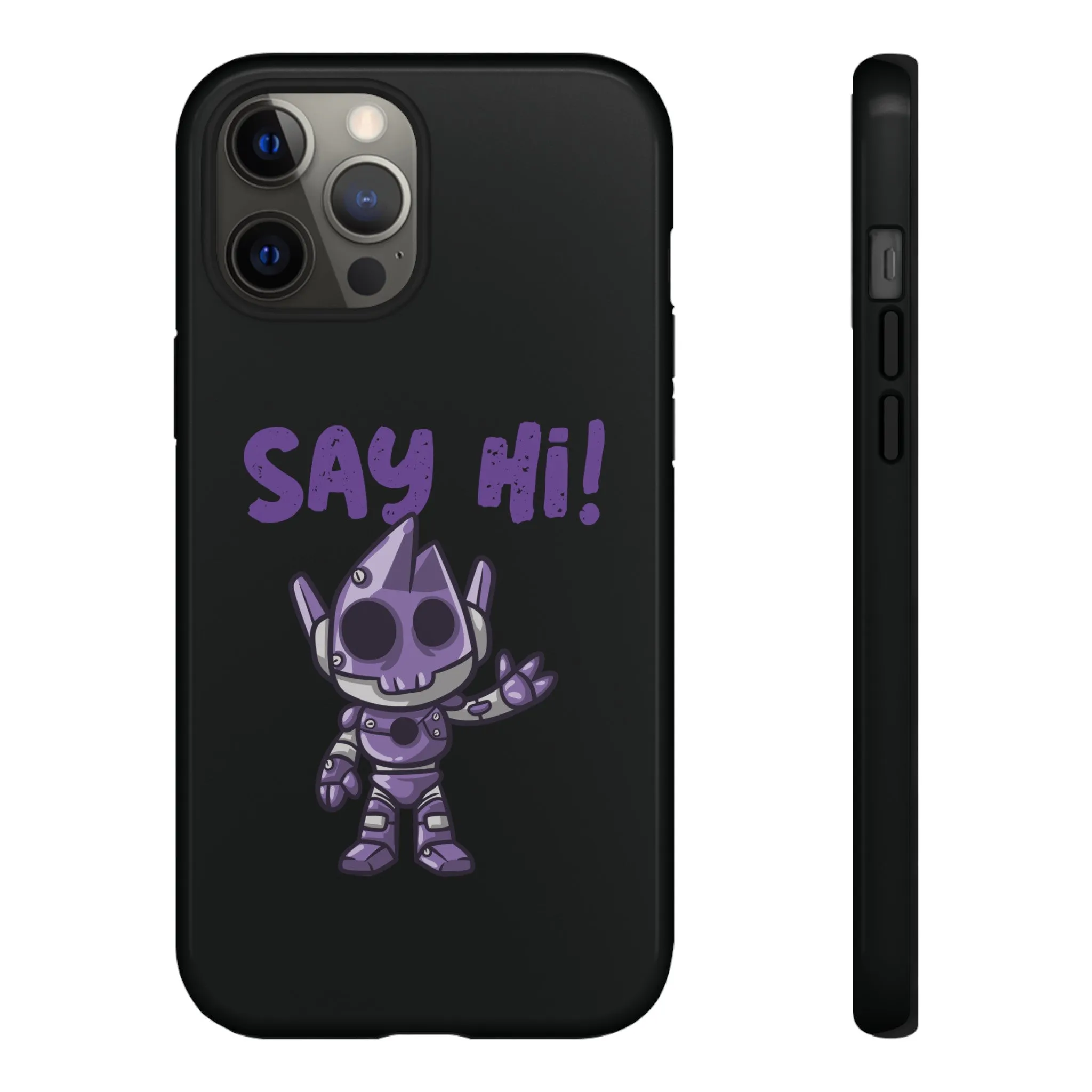 Say Hi Funny UFO Sci-Fi Tough iPhone Mobile Cases