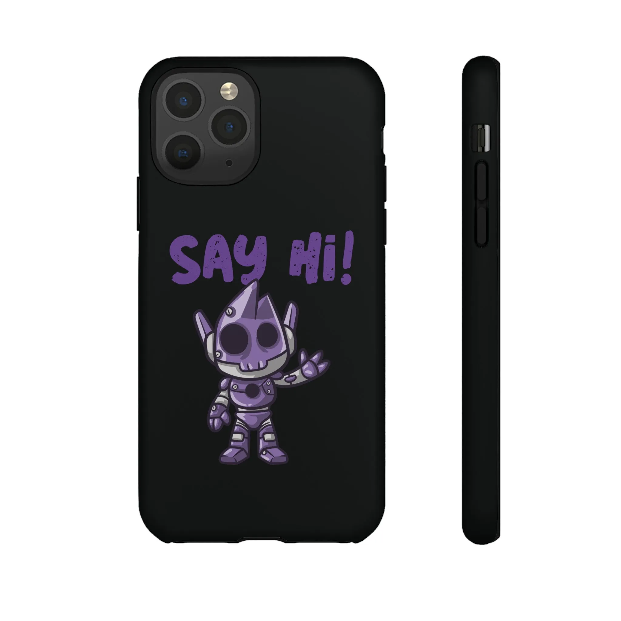 Say Hi Funny UFO Sci-Fi Tough iPhone Mobile Cases