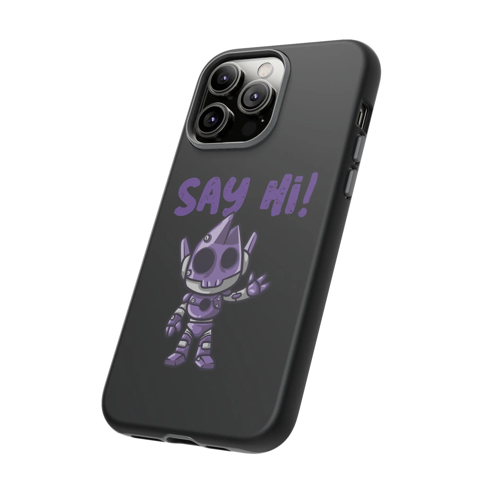 Say Hi Funny UFO Sci-Fi Tough iPhone Mobile Cases