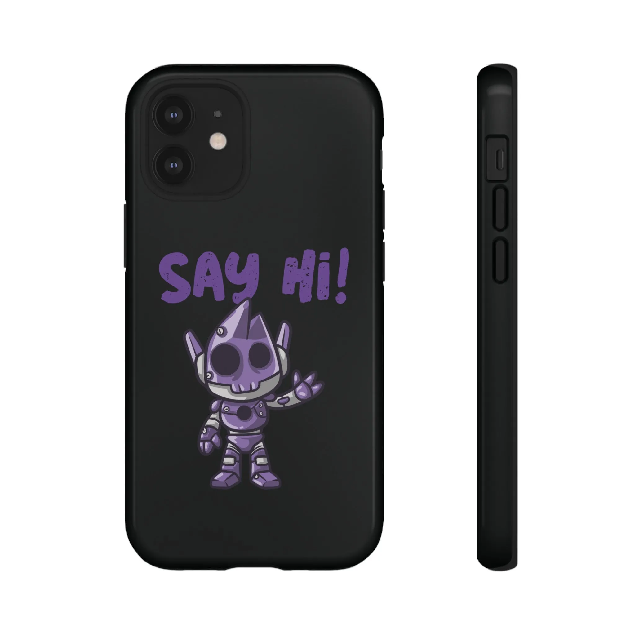 Say Hi Funny UFO Sci-Fi Tough iPhone Mobile Cases