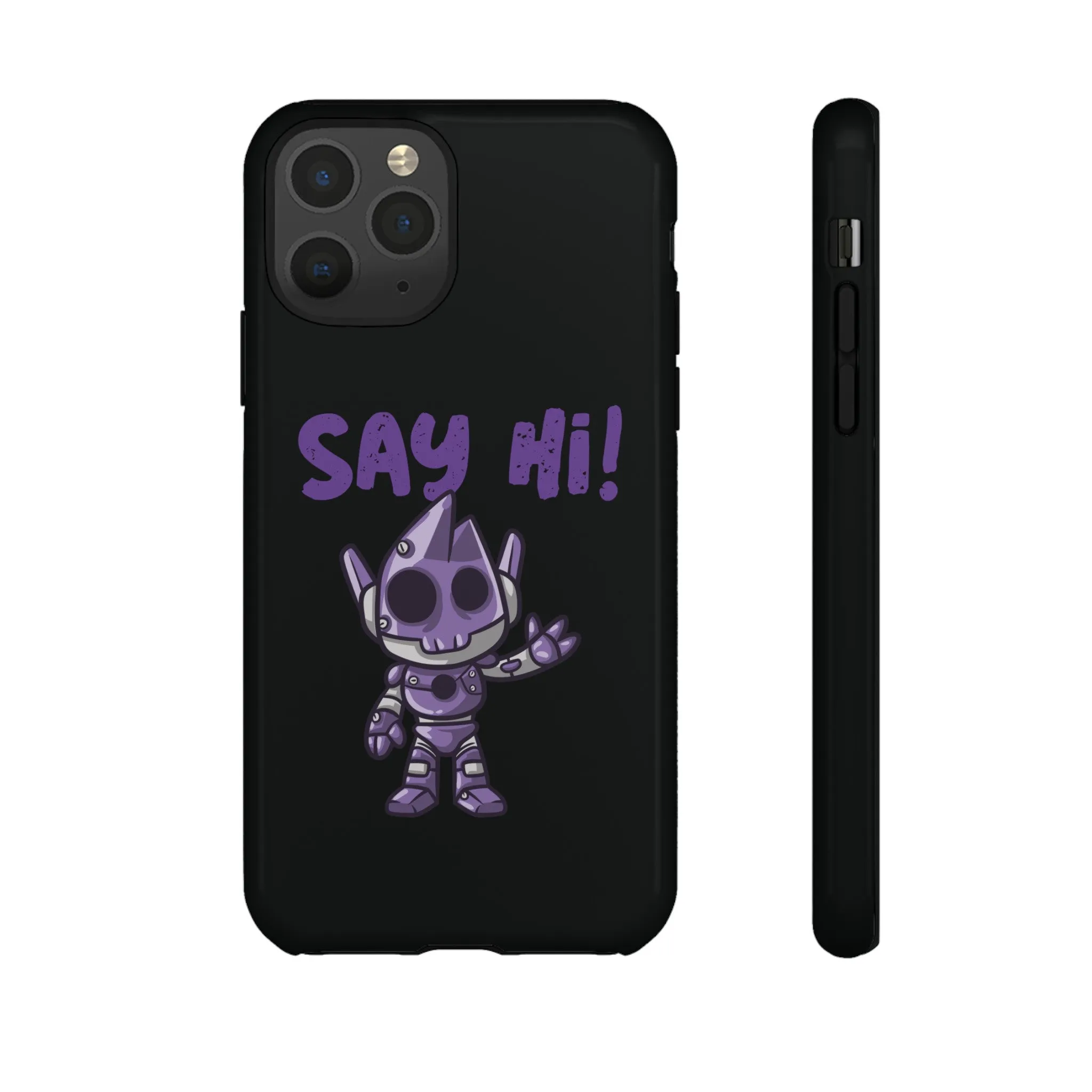 Say Hi Funny UFO Sci-Fi Tough iPhone Mobile Cases