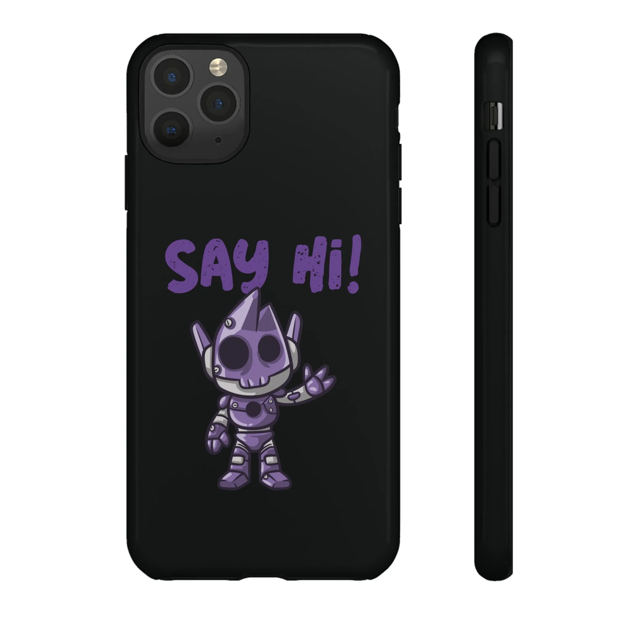 Say Hi Funny UFO Sci-Fi Tough iPhone Mobile Cases