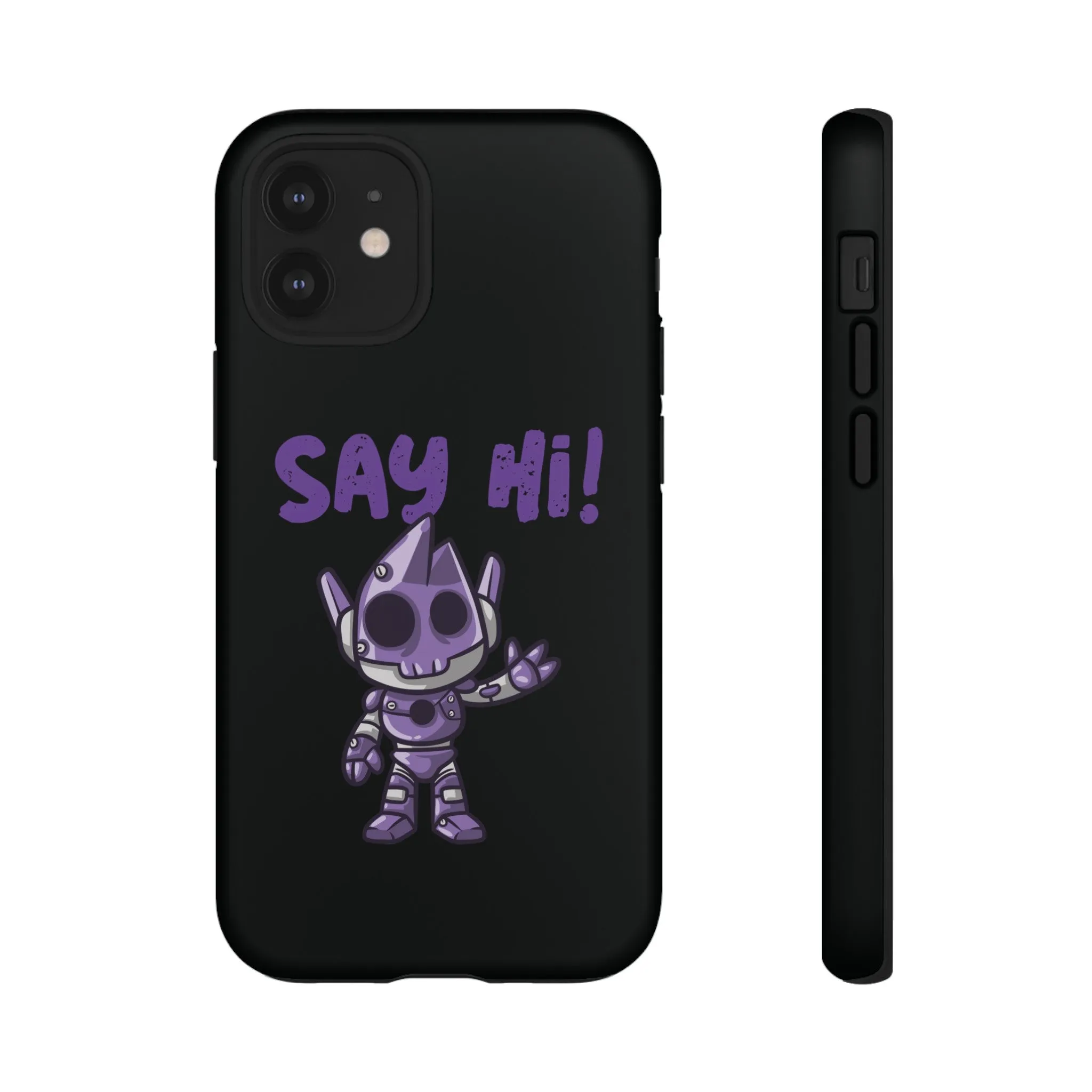 Say Hi Funny UFO Sci-Fi Tough iPhone Mobile Cases