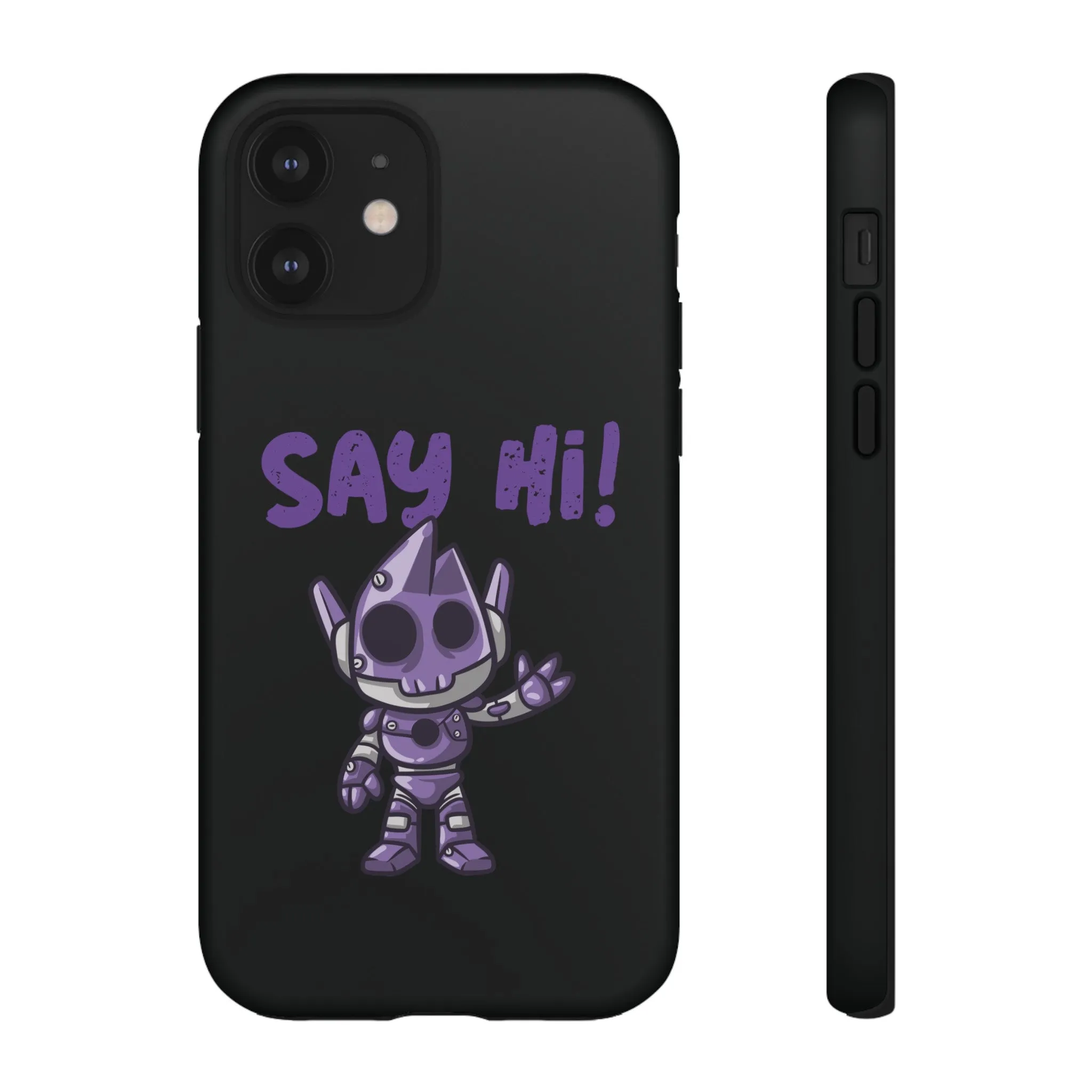 Say Hi Funny UFO Sci-Fi Tough iPhone Mobile Cases