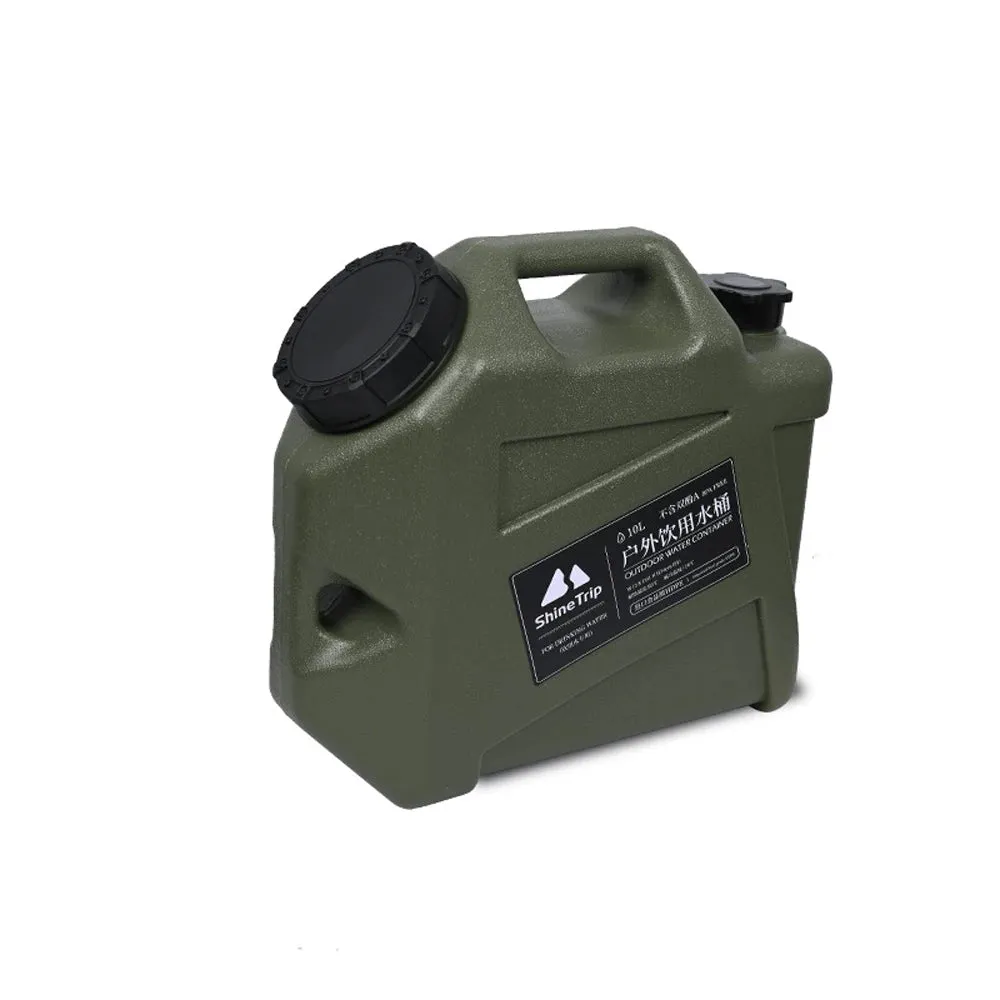 ShineTrip Camping Water Containers with Spigot 10L Portable Water Storage Bucket WaterTank for Camping Hiking Picnic Equipment