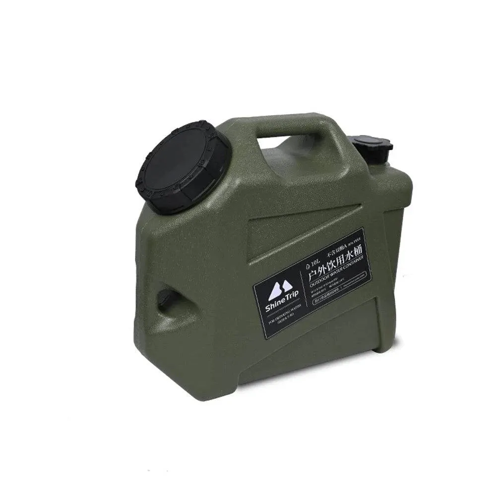 ShineTrip Camping Water Containers with Spigot 10L Portable Water Storage Bucket WaterTank for Camping Hiking Picnic Equipment