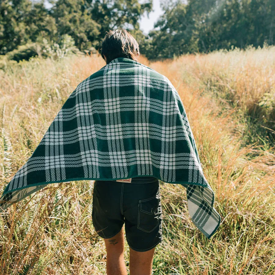 SLOWTIDE Palaka Premium Woven Towel - SEQUOIA