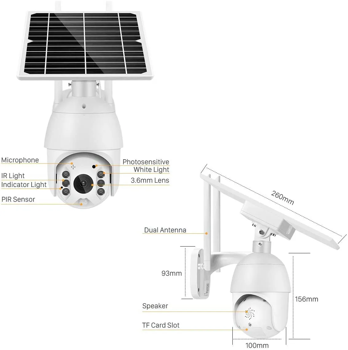 Solar Wifi Security Camera